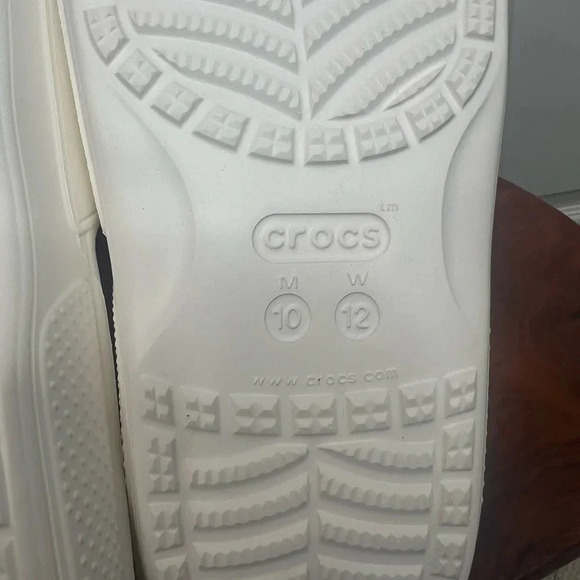 Crocs Classic Slide Sandals Unisex White Men's 10 / Women's 12 - Picture 9 of 12